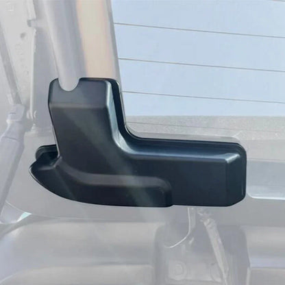 Black Rear Door Glass Heating Line Covers for Jeep Wrangler (2018-2023)
