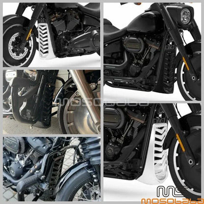 Radiator Guard Chin Spoiler for Harley Softail Street Bob Breakout Fat Bob (18-20)