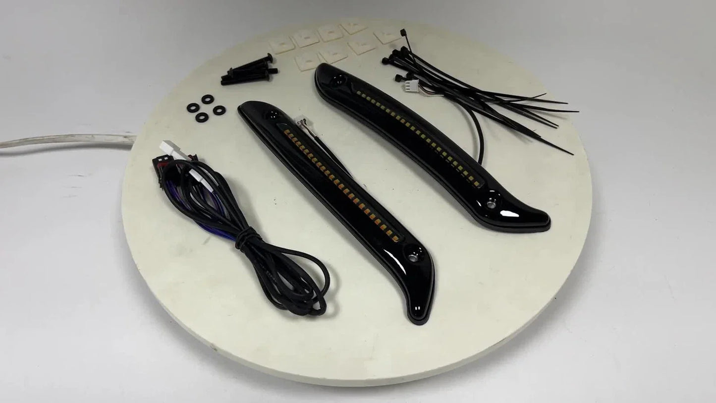 Windshield DRL Turn Signal Light for Harley Softail Low Rider El Diablo FXRST (2022)