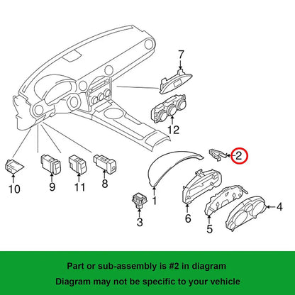 10 x Radio Bezel Clips for Mazda 2 3 5 6 CX-5 (2003-2023)