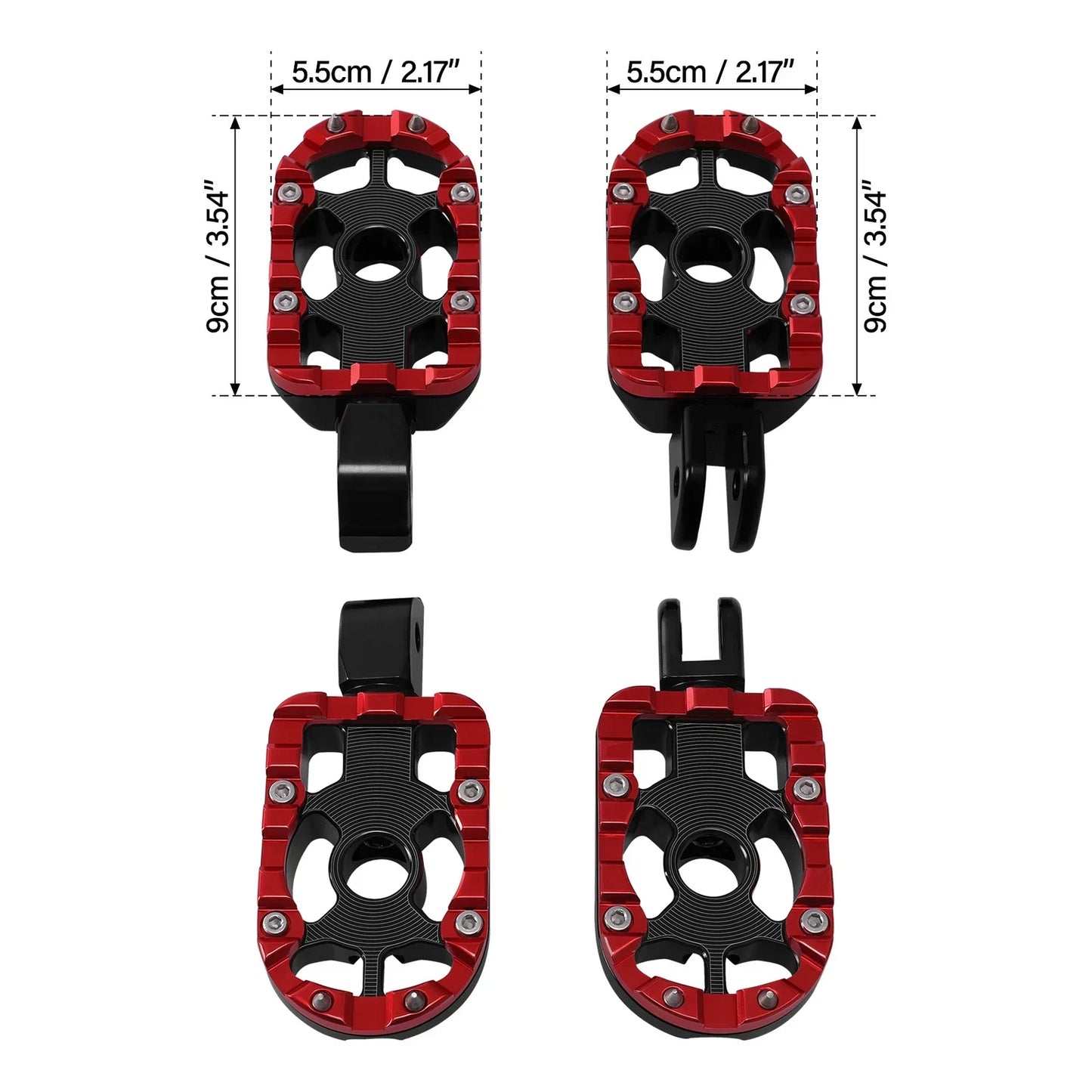 Driver Passenger Footpeg Pegs for Harley Softail Low Rider Fat Bob (2018-2025)