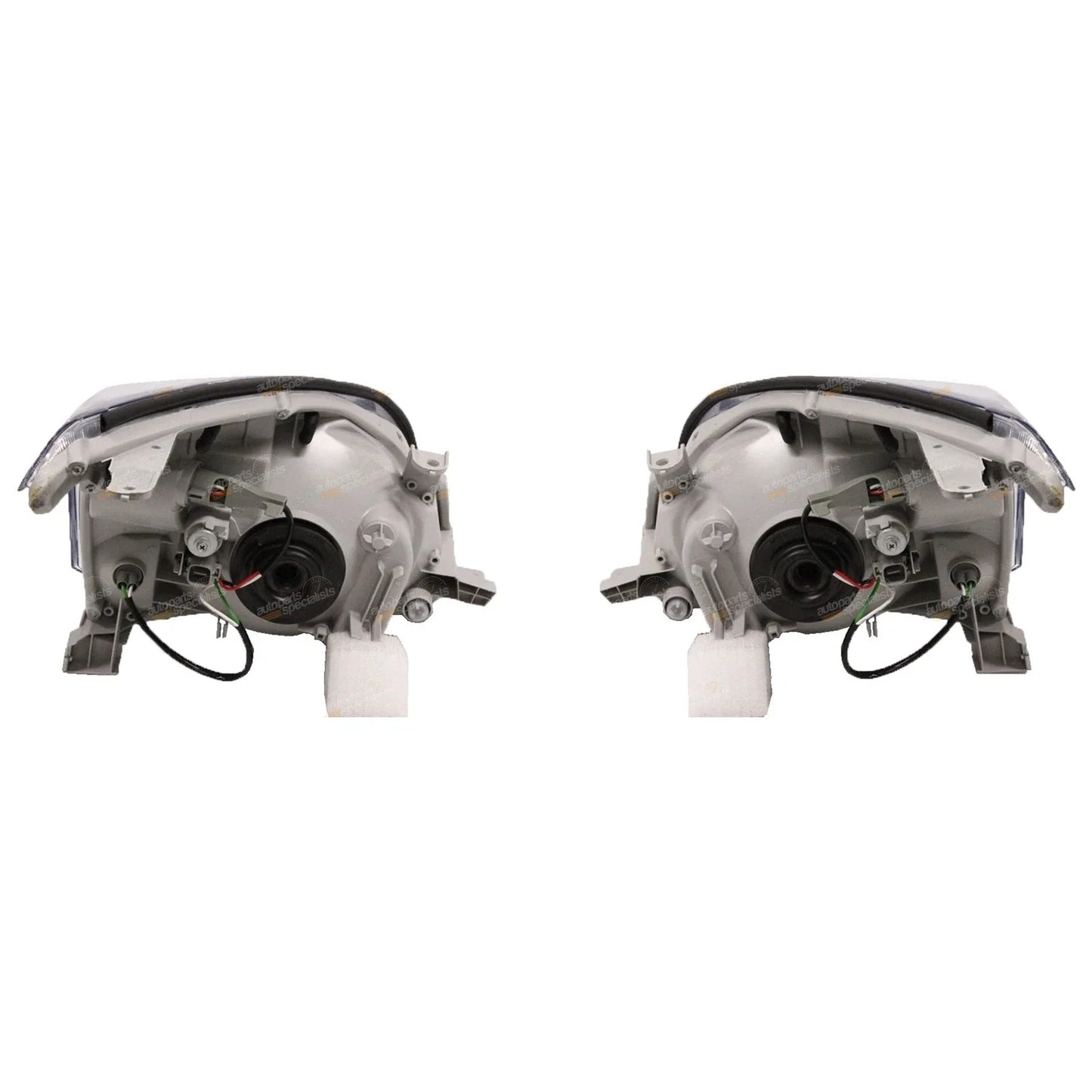 2 x Chrome HeadLights for Toyota Landcruiser Prado 120 Series (2002–2009)