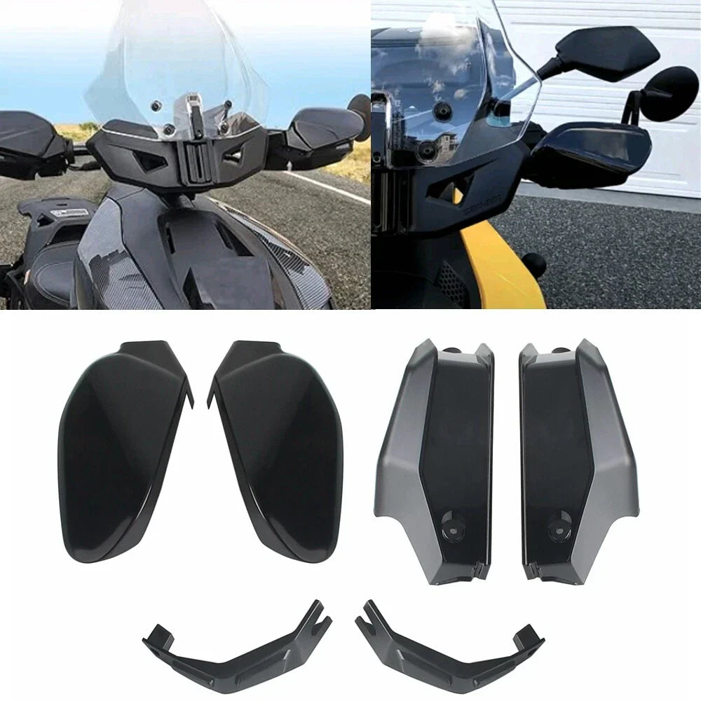 Hand Guards Wind Deflector Shield for Can-Am Ryker 600 900 (2019-2023)