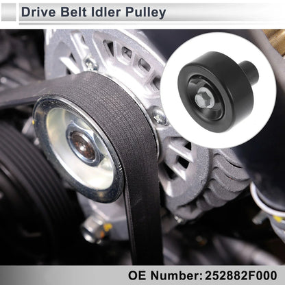 Drive Belt Idler Pulley for Hyundai Santa Fe (2010-2020) 1 x Pulley