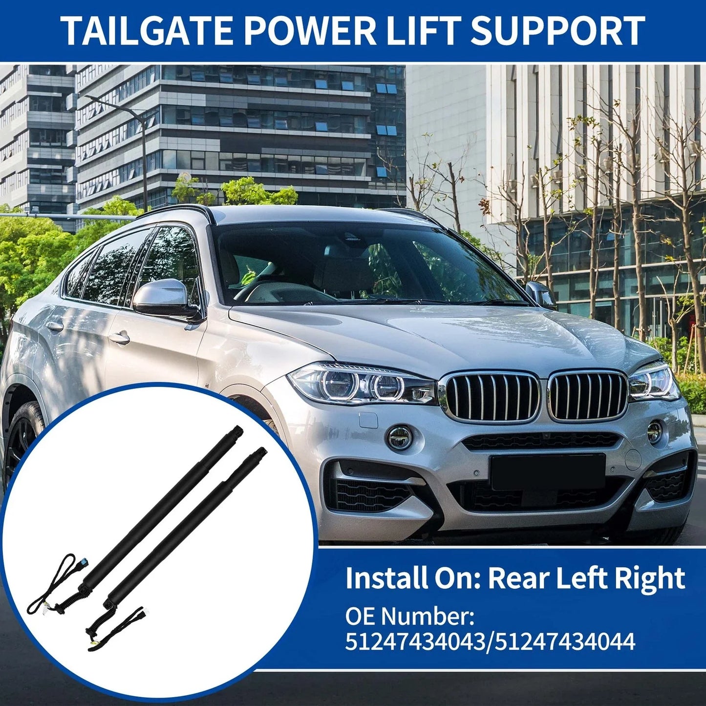 Rear LH RH Tailgate Power Lift Support for BMW X6 F16 F86 (2014-2019)