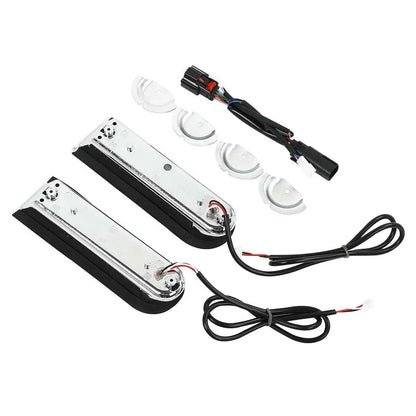 Chrome LED Inserts Saddlebag Light for Harley Touring FLHX (2014-2024)
