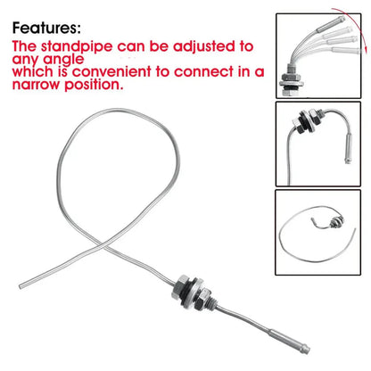 Fuel Tank Standpipe Clip Hose Tube w/Filter for Webasto Eberspacher
