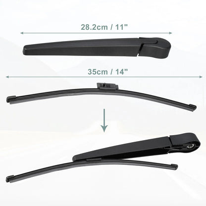Wiper Blade Arm Set for BMW 3 Series E91 Rear Back (2004-2013)