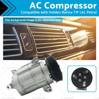 AC Compressor for Holden Barina TM 1.6L Petrol F16D4 (11-18)