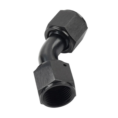 10AN Female to Female 45�� Swivel Coupler Fitting Adapter Connector