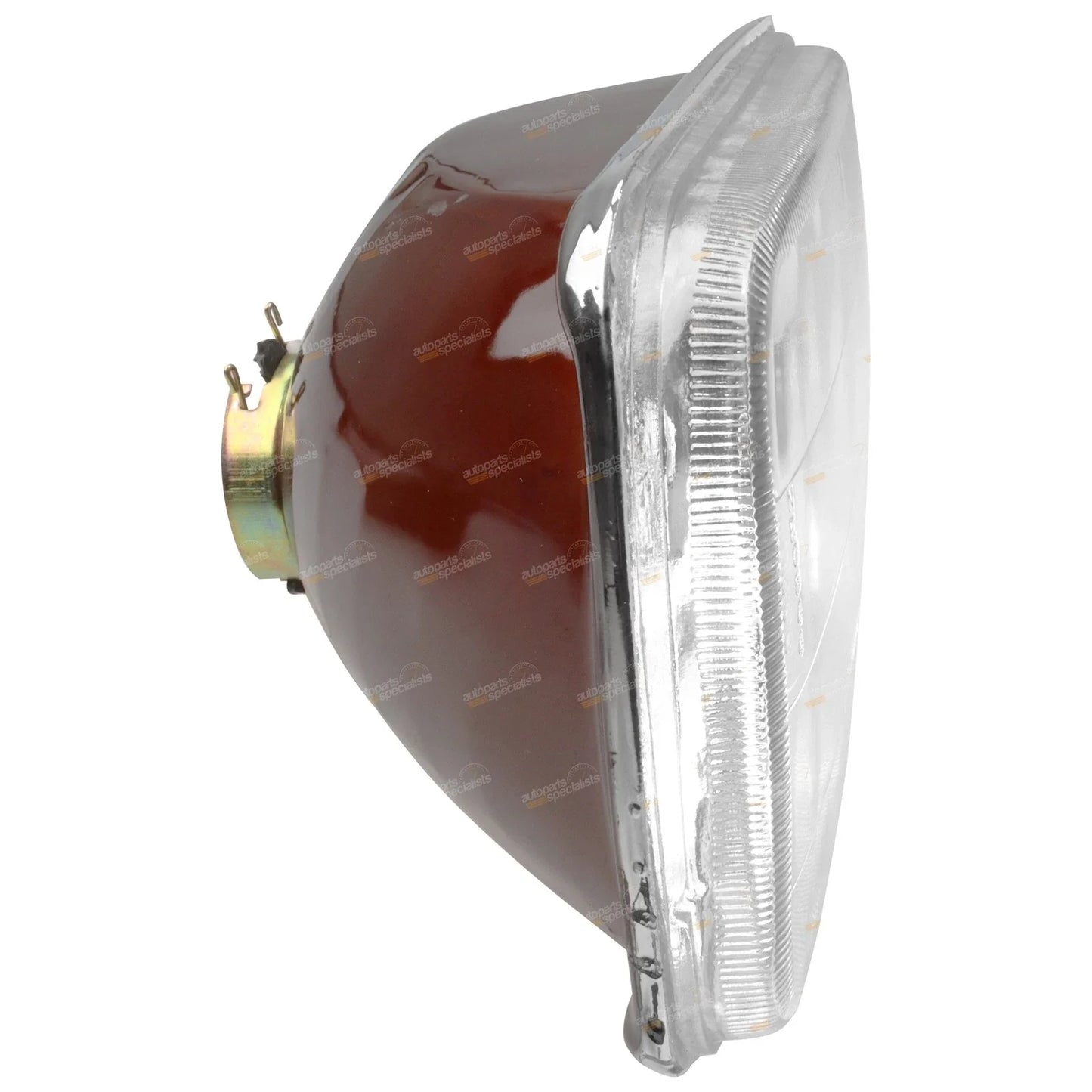 2 x Rectangle Headlight Upgrade Kit High Watt 12v H4 Reflector Light Lamps
