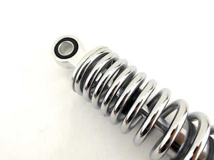 350mm JBS Chrome Rear Shock Absorbers for Kawasaki KE100 (1982-2001)