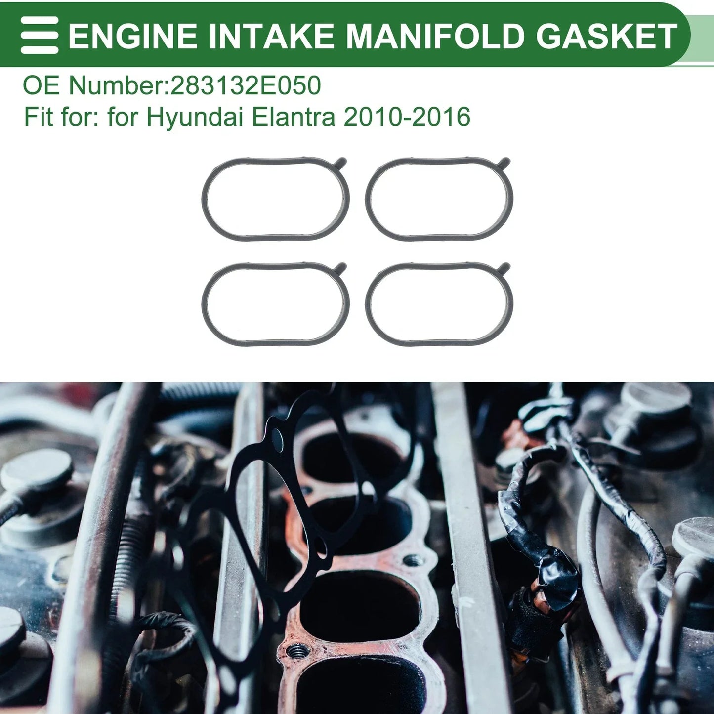 Engine Intake Manifold Gasket for Hyundai Elantra (2010-2016)