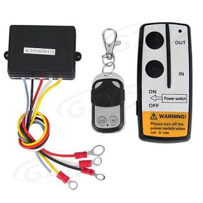 Wireless RC Winch Kit 12V 50FT for Truck Jeep ATV Warn Ramsey