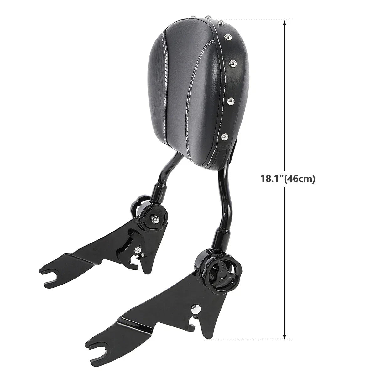 Passenger Backrest Sissy Bar for Harley Street Glide (2009-2024) Black