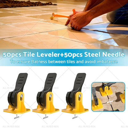 50PCS Tile Leveling Spacers for Floor & Wall Tiling System Tools