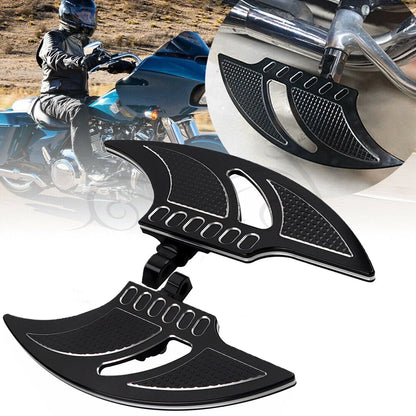 Motorcycle Floorboards Driver Passenger Foot Pegs for Harley Touring (2009-2023)
