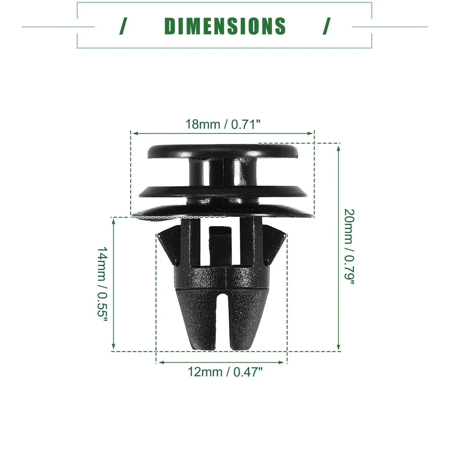 30 x Tail Light Lamp Retainer Clips for Dodge Ram 1500 (2019-2023)