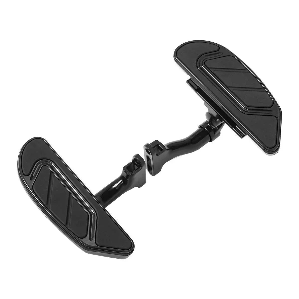 Black Passenger Floorboard Mount for Harley Electra Glide FLHT (1993-2025)