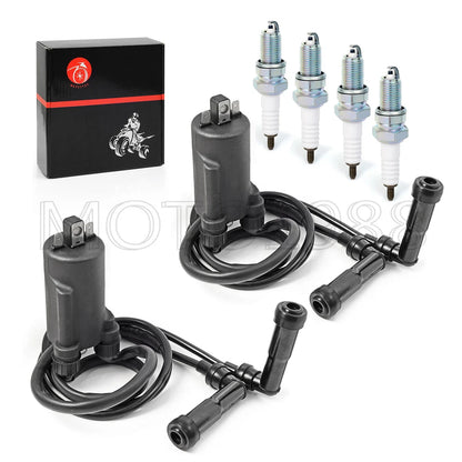 Ignition Coil Spark Plug W Spark Plug Cap for HONDA GL1200 (1984–1987)