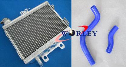 Aluminum Radiator & RED Silicone Hoses for Honda CR250R (1997-1999)