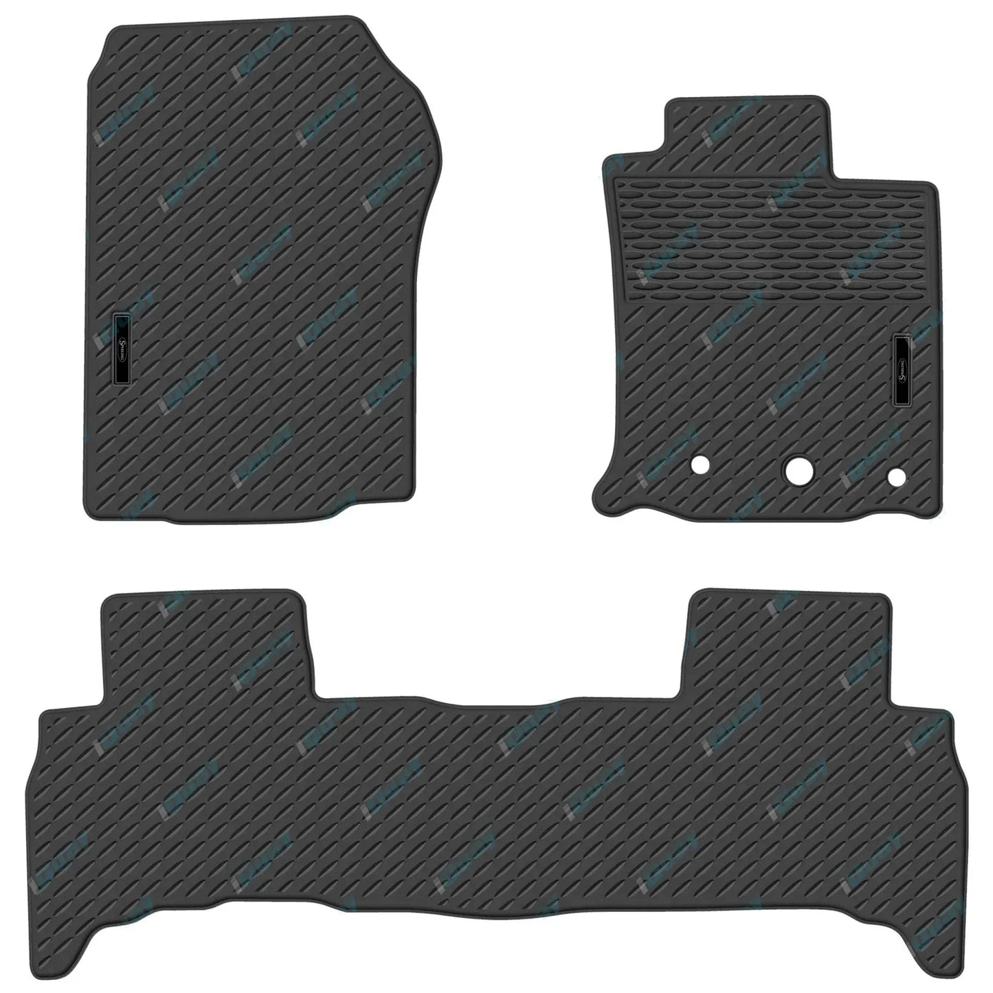 Full Set Custom Fit Moulded Rubber Floor Mats for Prado GDJ150 GRJ150 KDJ150