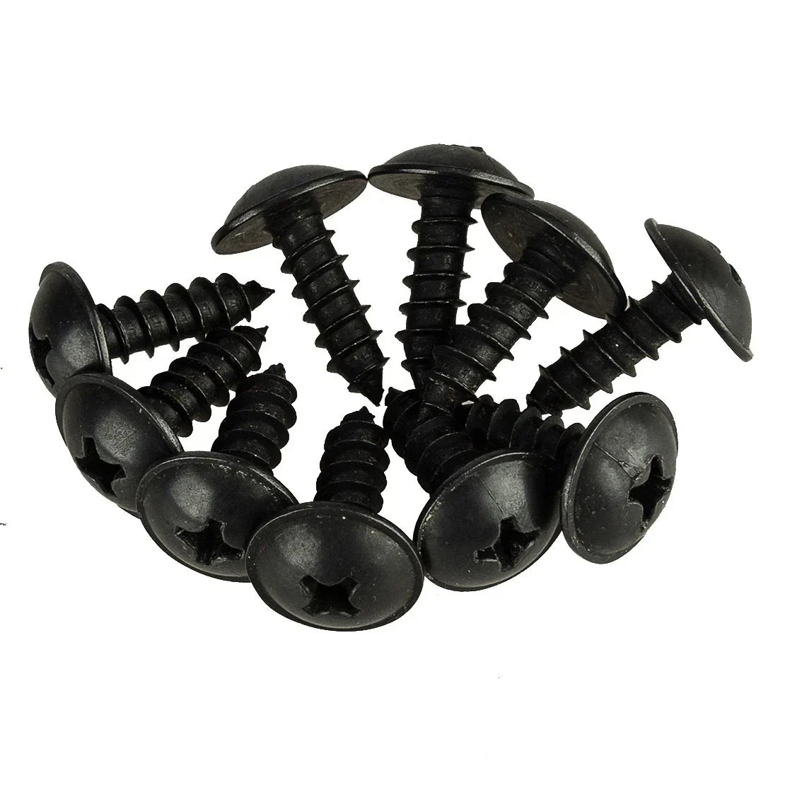 10 x Black Fender Liner Bracket Screws for Hyundai Kia