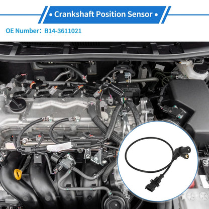 Crankshaft Position Sensor for BMW E46 (1998 - 2005) Black Plastic