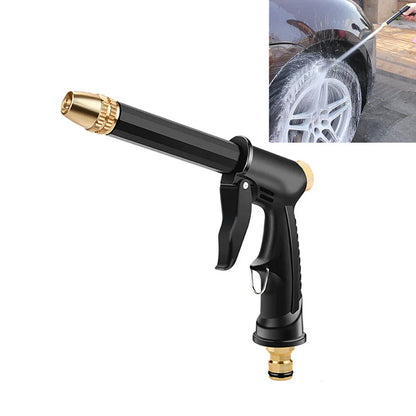 Black High Pressure Spray Gun for Car Bicycle Washer Tool ABS Aluminum