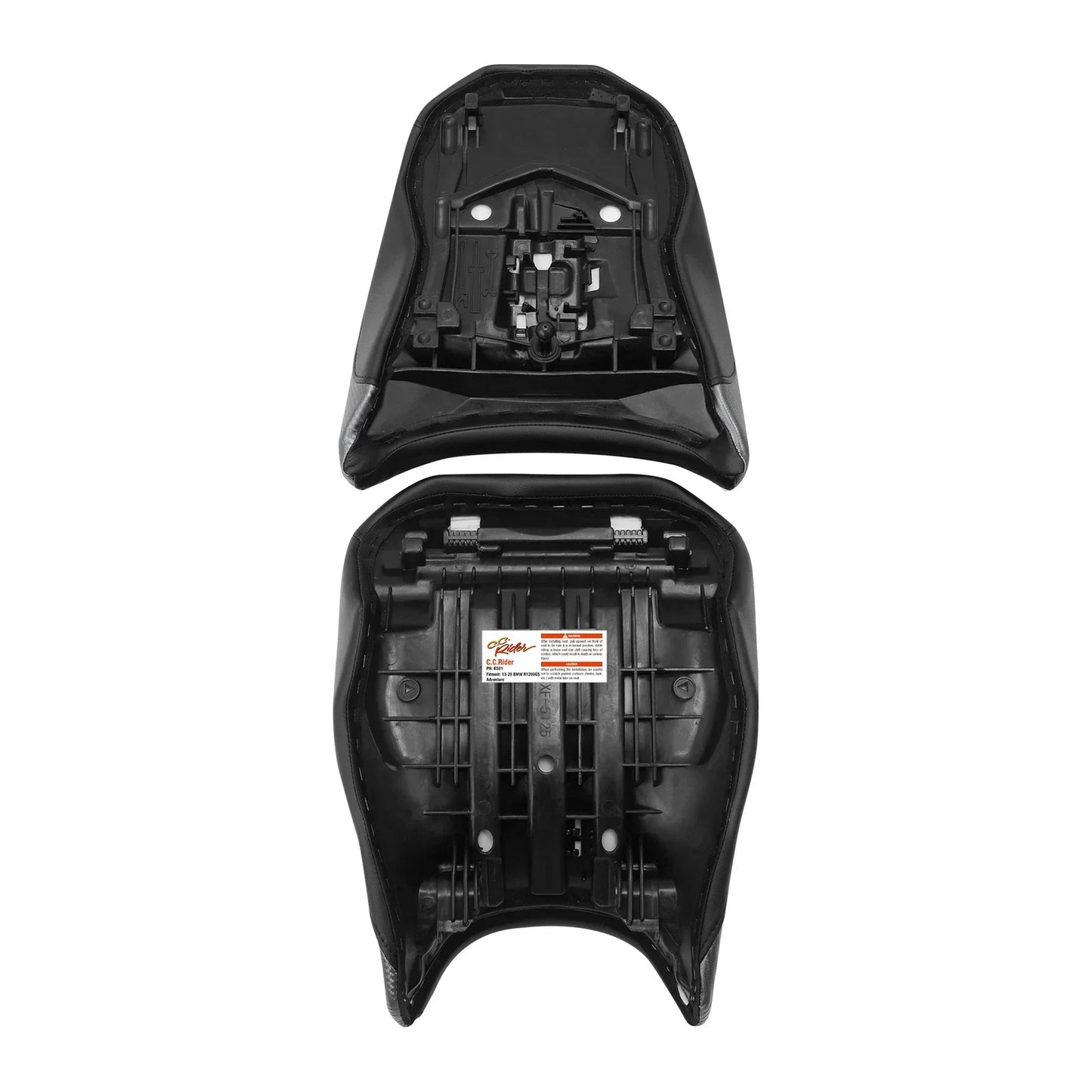 Black Red Rider & Passenger Seat for BMW R1200GS Adventure (2013-2018)
