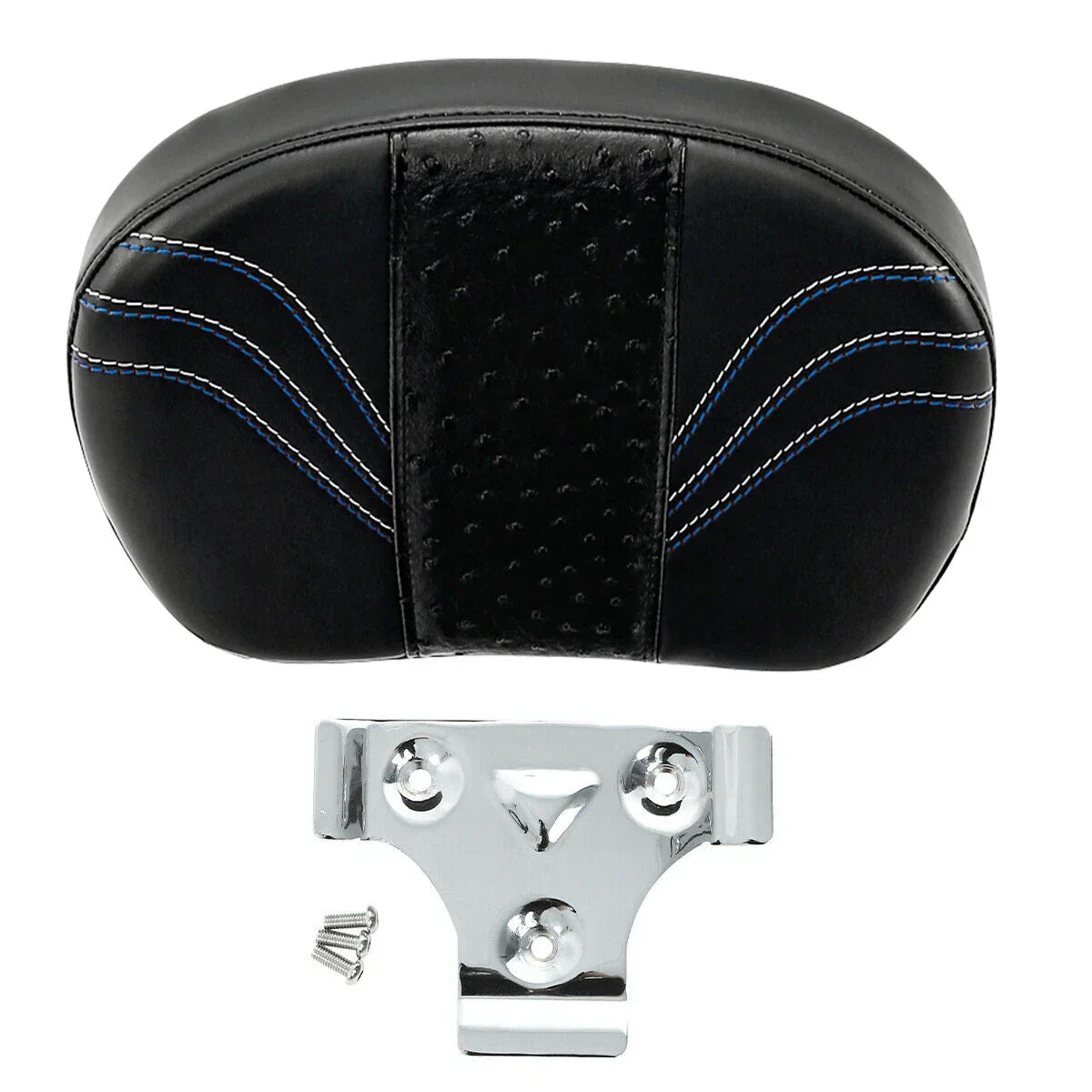 Black Passenger Backrest for Harley Touring Road Glide Street Glide (2014-2023)