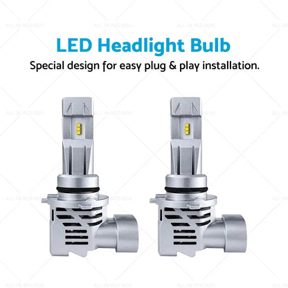 9006 HB4/9012 HIR2 LED Headlight Bulbs 6000K for Car (No specific years)