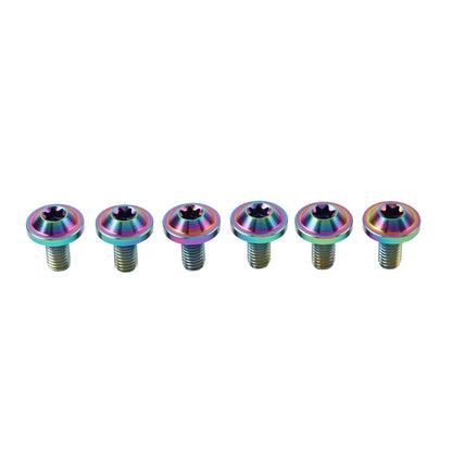 6 x M5x15mm Titanium Bolts Truss Torx Screws for Bike Motorcycle