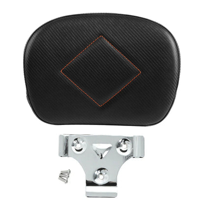 Black Rear Passenger Backrest Pad for Harley Touring Road Electra Glide (2009-2023)