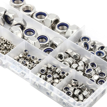 Hexagon Socket Bolts Nuts Set 185 pcs