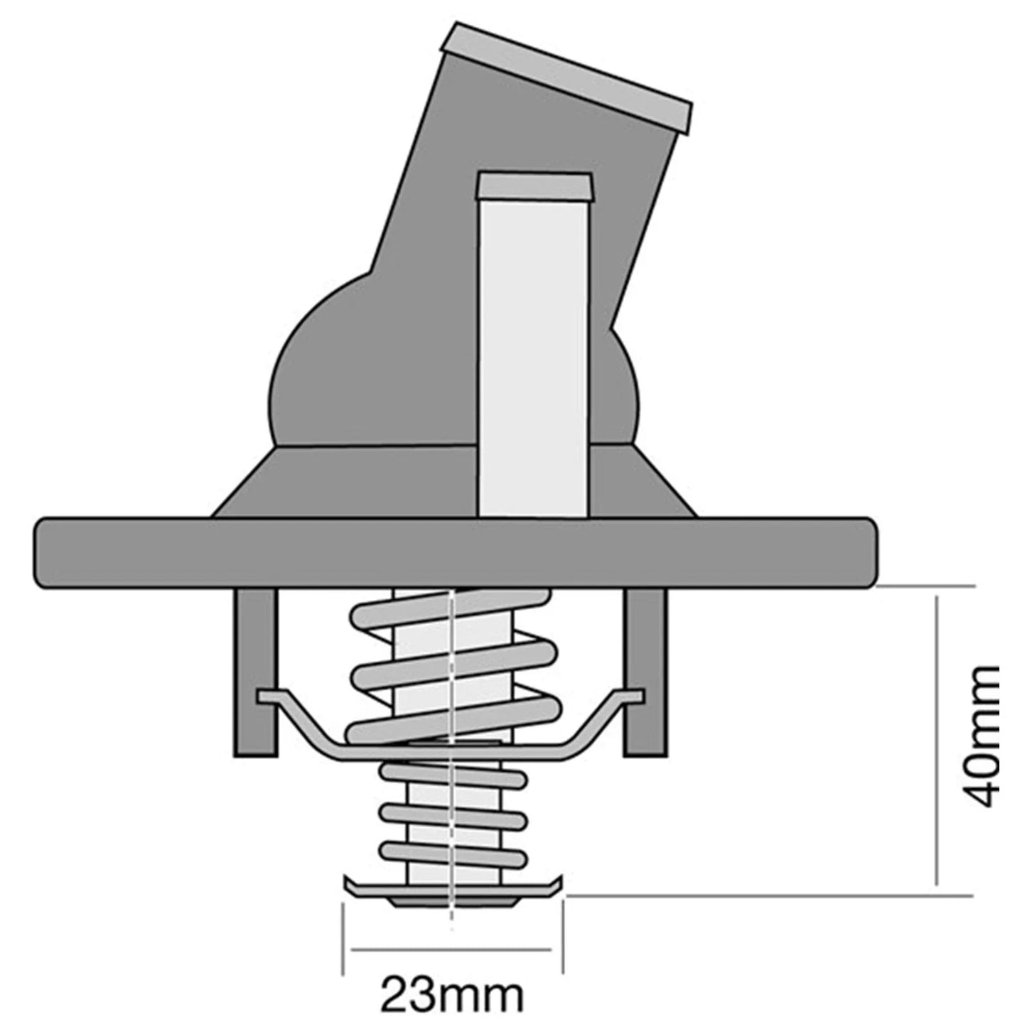 Thermostat for Ford Escape ZB ZC ZD 2.3L 4cyl (2004-2012)