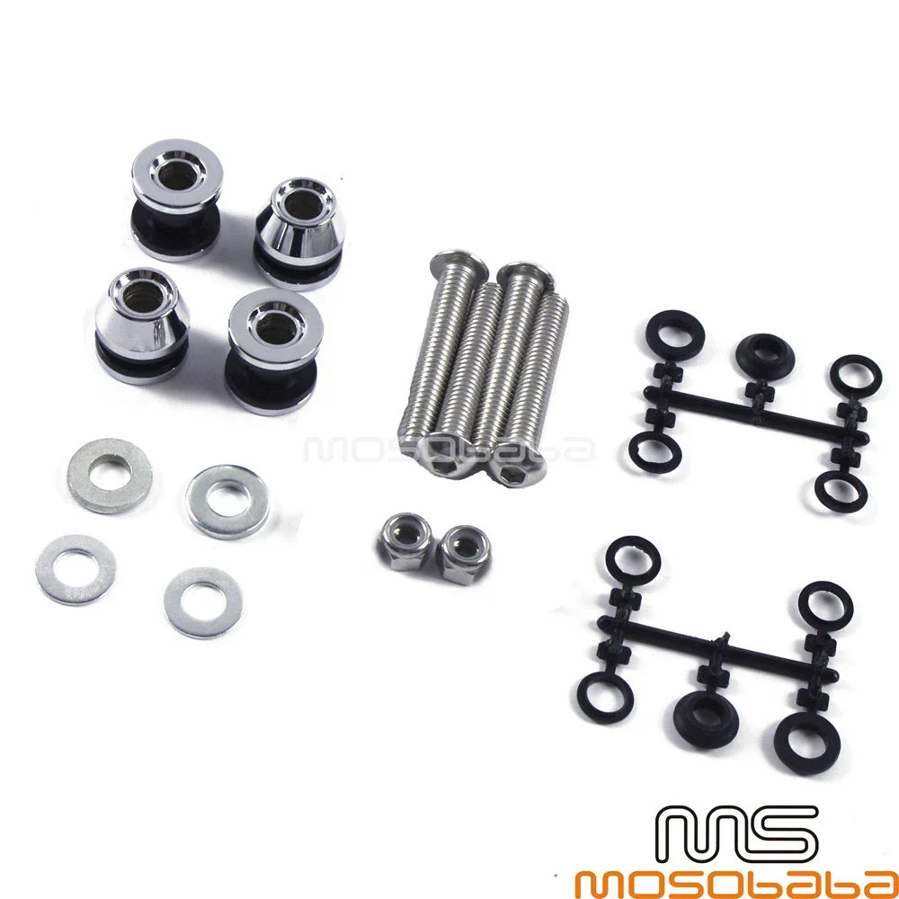 Detachable Sissy Bar Docking Hardware for Harley Dyna FXDWG FXDF (2006-2017)