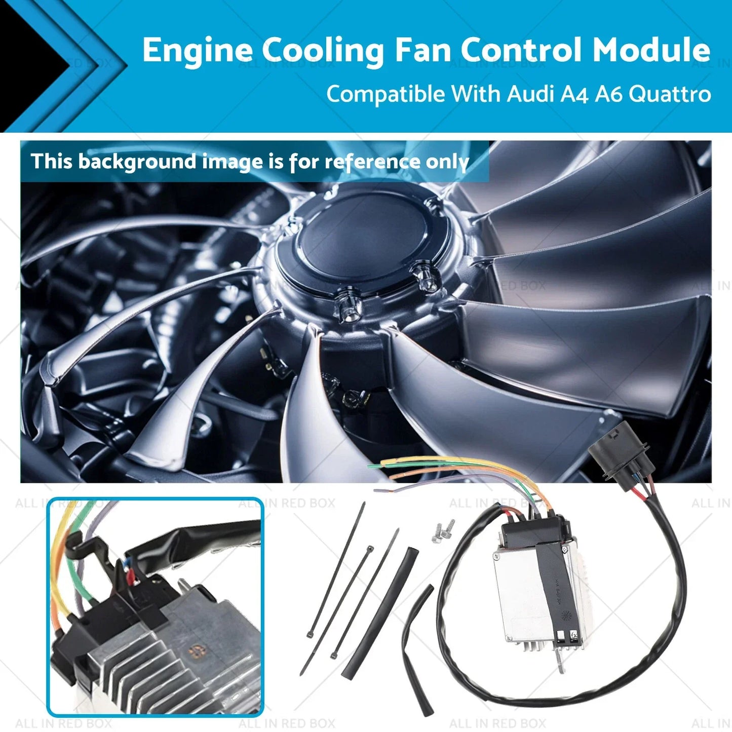 Cooling Fan Control Module for Audi A4 A6 Quattro (2002-2009)