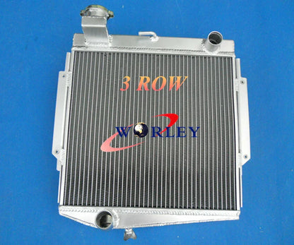 3 Core Aluminum Radiator + Fan for Datsun Roadster Fairlady (1966-1970)