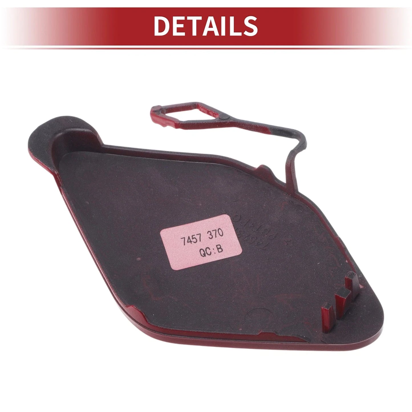 Front Car Bumper Tow Hook Cover for BMW 320i (2016-2018) Red
