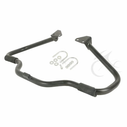 1 1/4" Black Mustache Engine Guard Crash Bar for Harley Dyna (2006-2023)