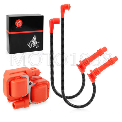 Ignition coil & spark plug wire cap PLS for Polaris RZR XP 4 900 (2011–2013)