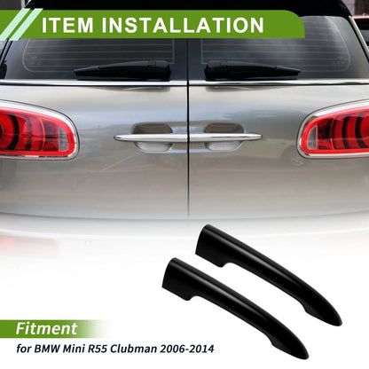 Rear Tailgate Handle Cover for BMW Mini R55 Clubman Black (2006-2014)