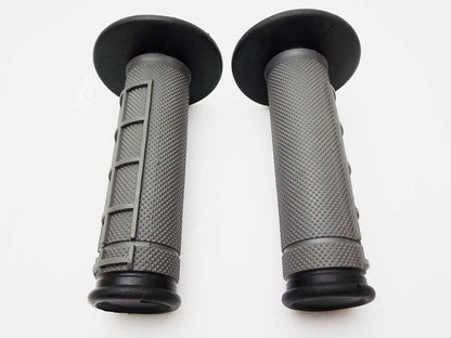 Black Grey Forseti Hand Grip Set for Honda CRF70 (2004-2023)