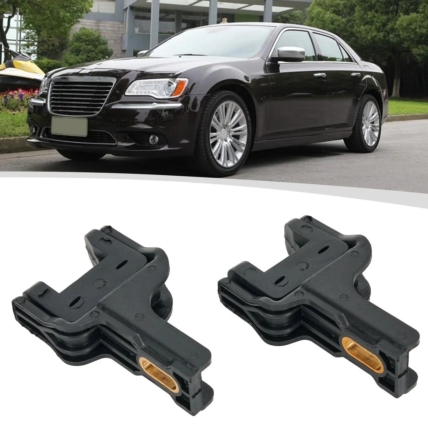Bracket Insulator Radiator Bracket Accessories for Black Car Practical