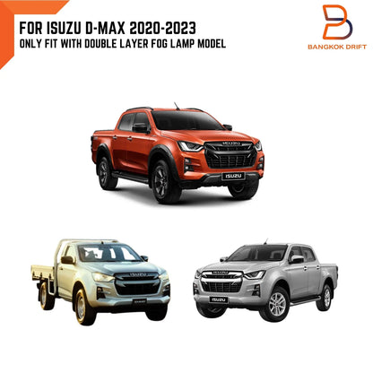 Black Red Front Grille for Isuzu D-Max Ute (2020-2023)