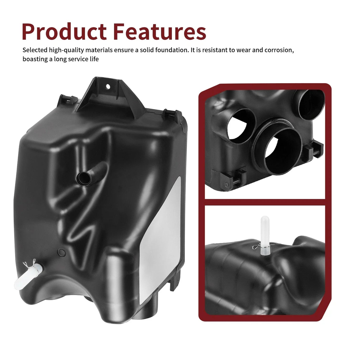 Air Box Case + Cover Clip w/Air Filter Cage Kit for Honda TRX300X (2009–2014)