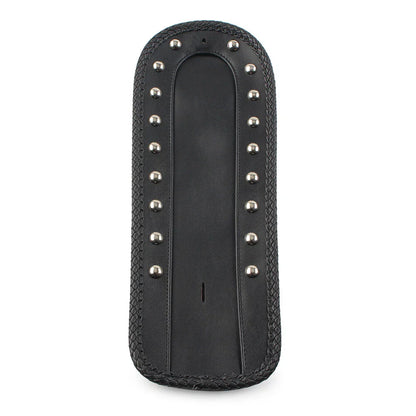 Studded Leather Rear Fender Bib Solo Seat for Harley Sportster XLH 1200 883