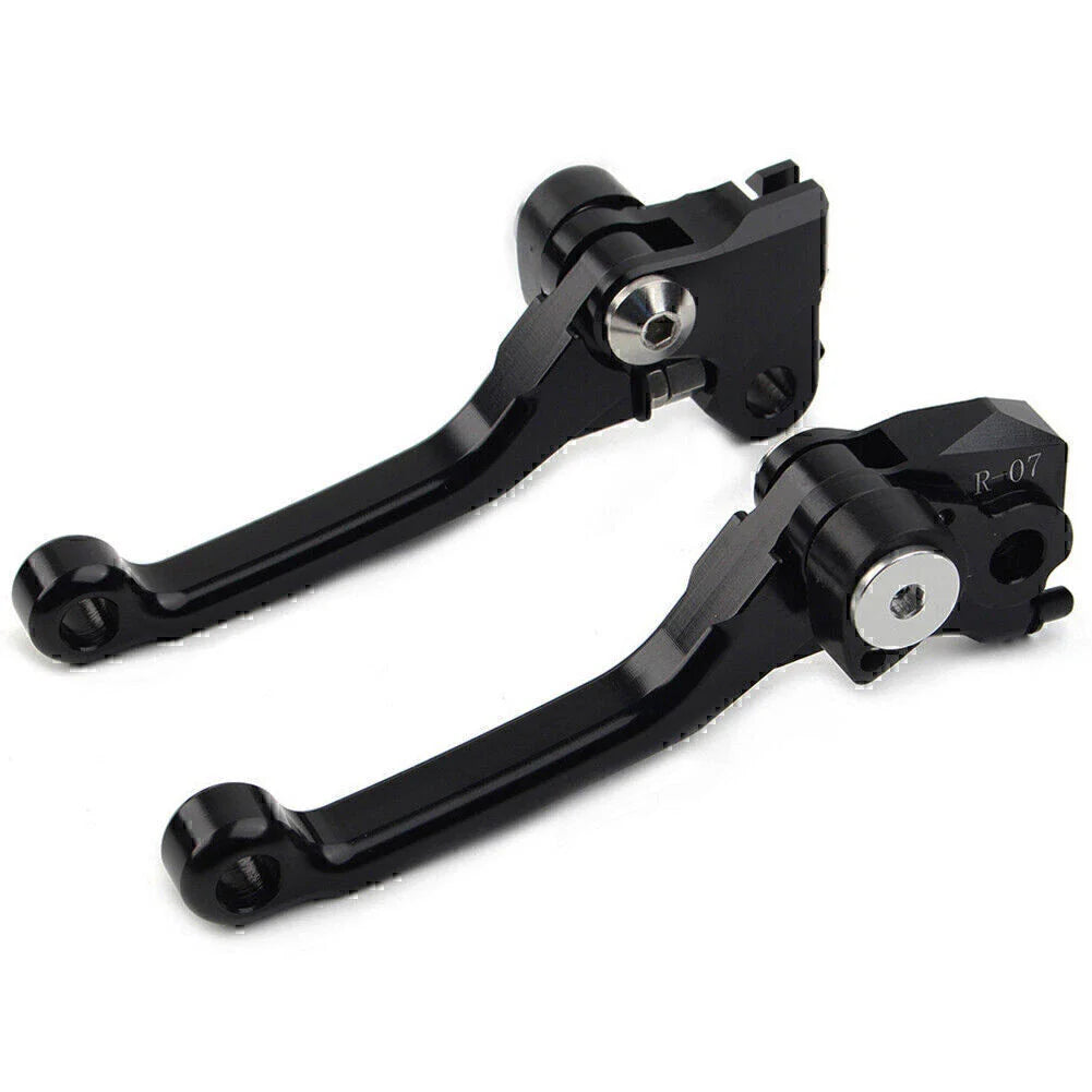 CNC Brake Clutch Levers  Pivot for Honda CRF250R CRF450R (2007-2020) Black
