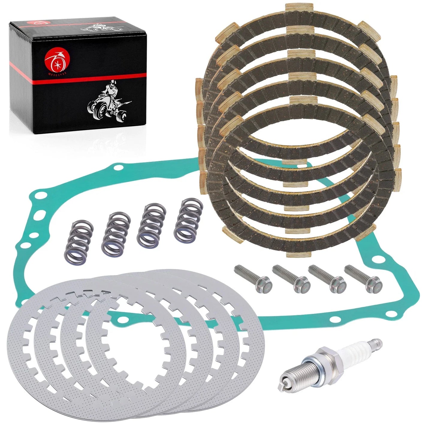 Clutch Friction Plates Kit for Honda XR200 ATC200X XL185S XL200R (1980–1984)